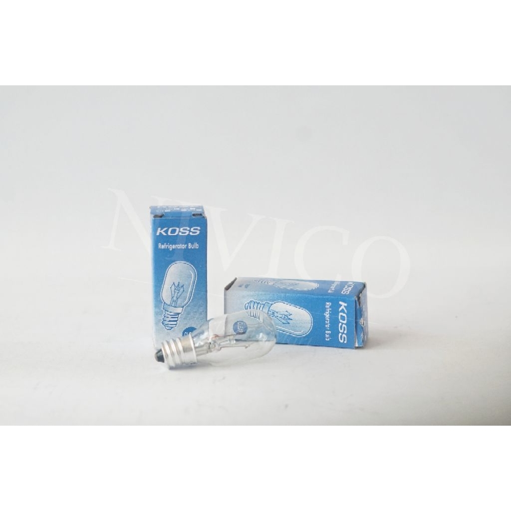 KOSS Lampu Kulkas Refrigerator Bulb 15W E12 Clear Putih untuk Pencahayaan Dalam Lemari Es
