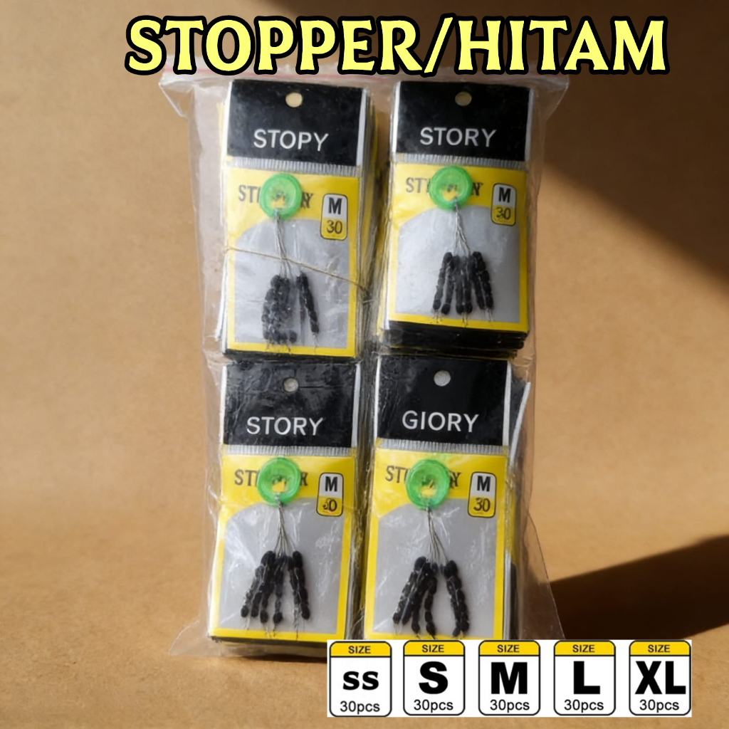 Stopper Pancing Model Batang Ukuran SS S M L XL Stopper Pelampung Pancing Aksesoris Pancing 1bks isi