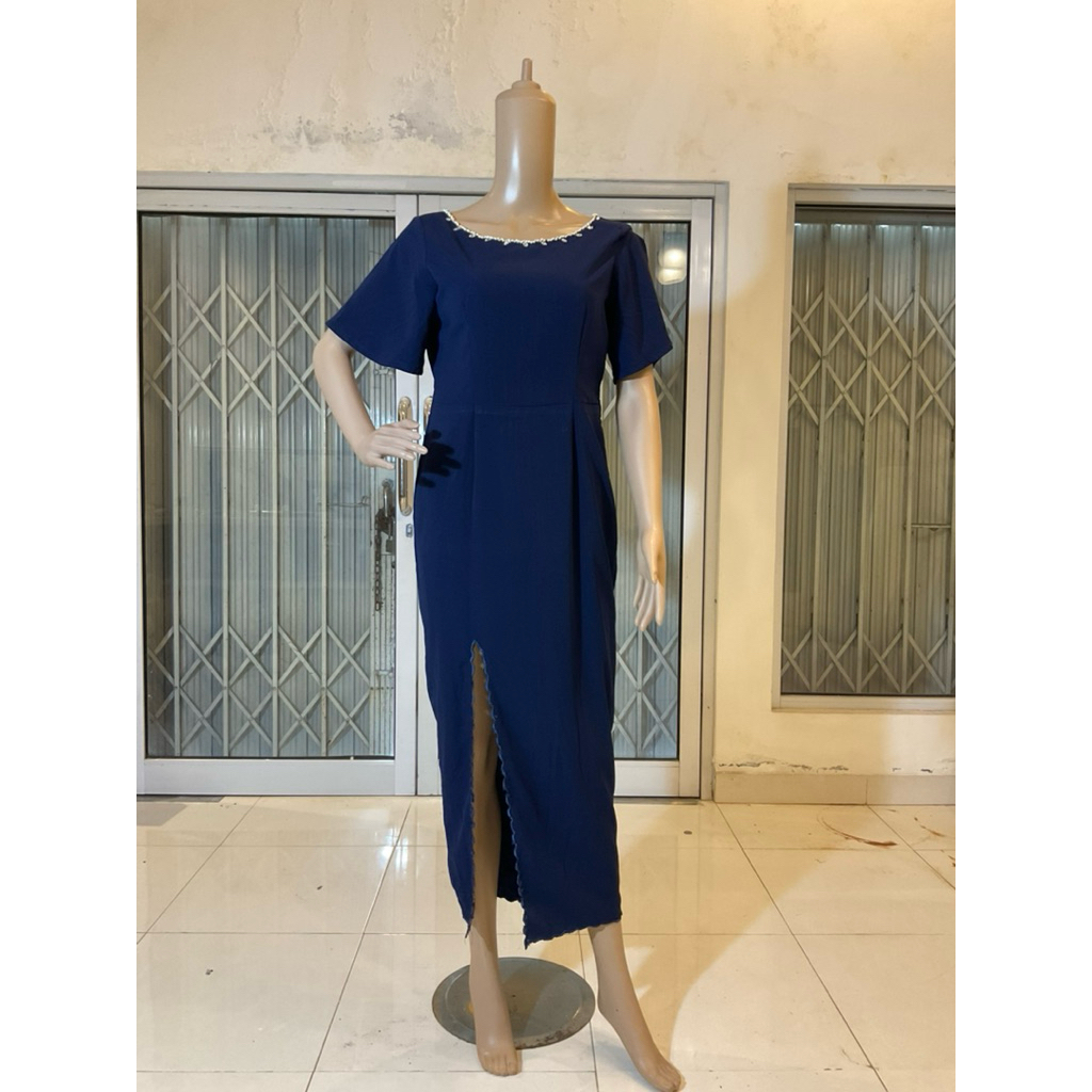 Preloved Navy Party Dress/Gaun Pesta