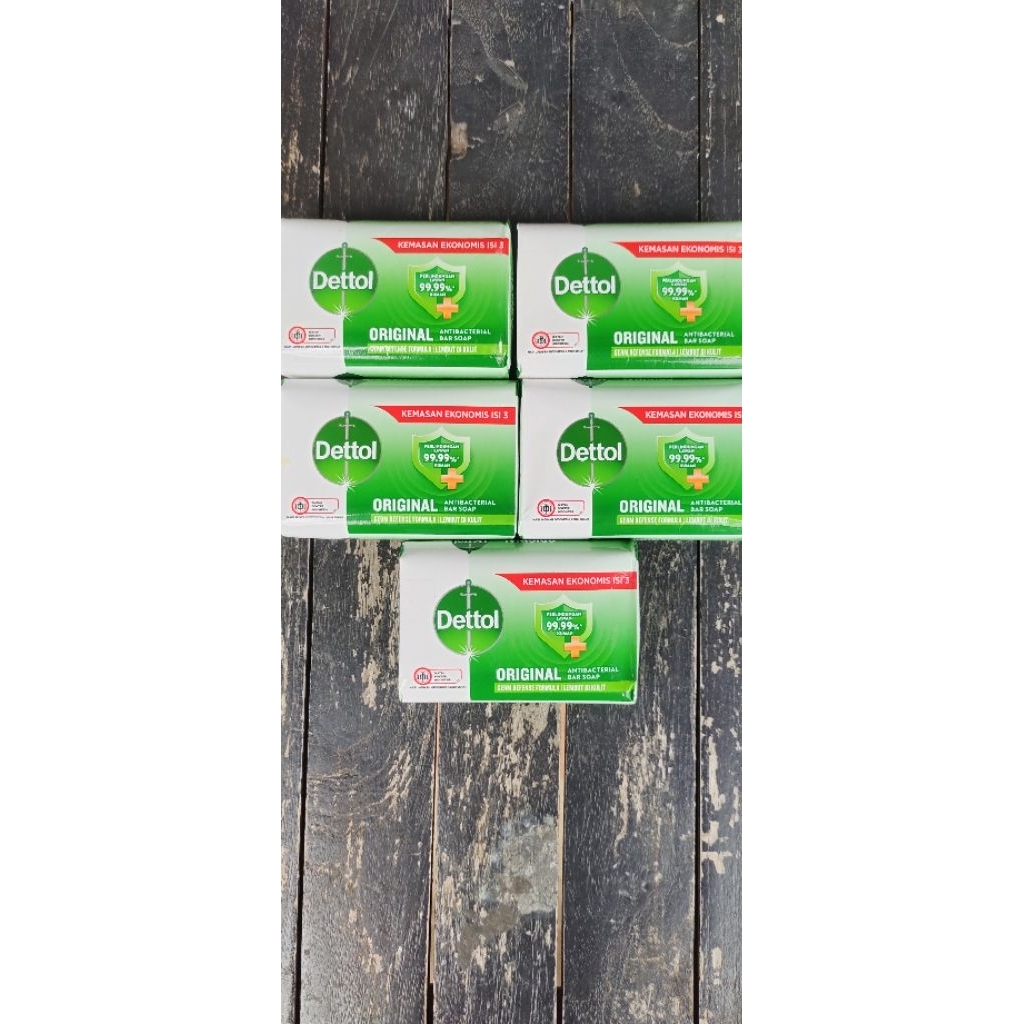 isi 5 sabun mandu dettol original sabun batang dettol 100 grm