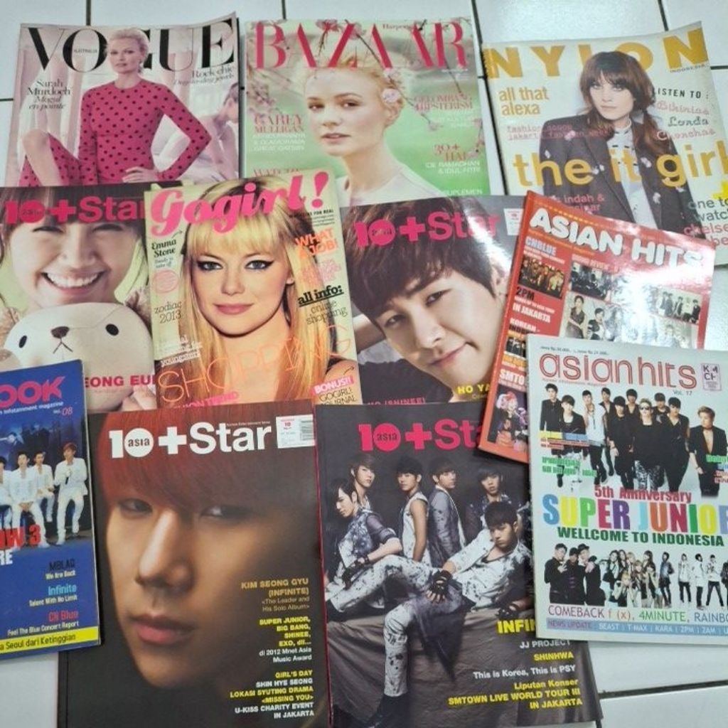 majalah bekas preloved