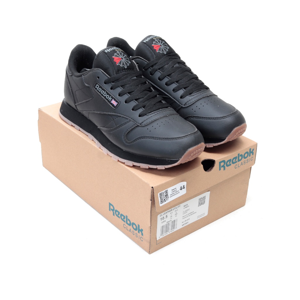 (MARKET) Sepatu Sneakers Reebok Classics Leather Black