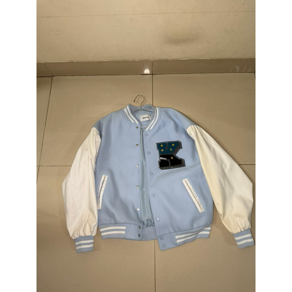 Jacket Varsity ONPOINT Biru muda