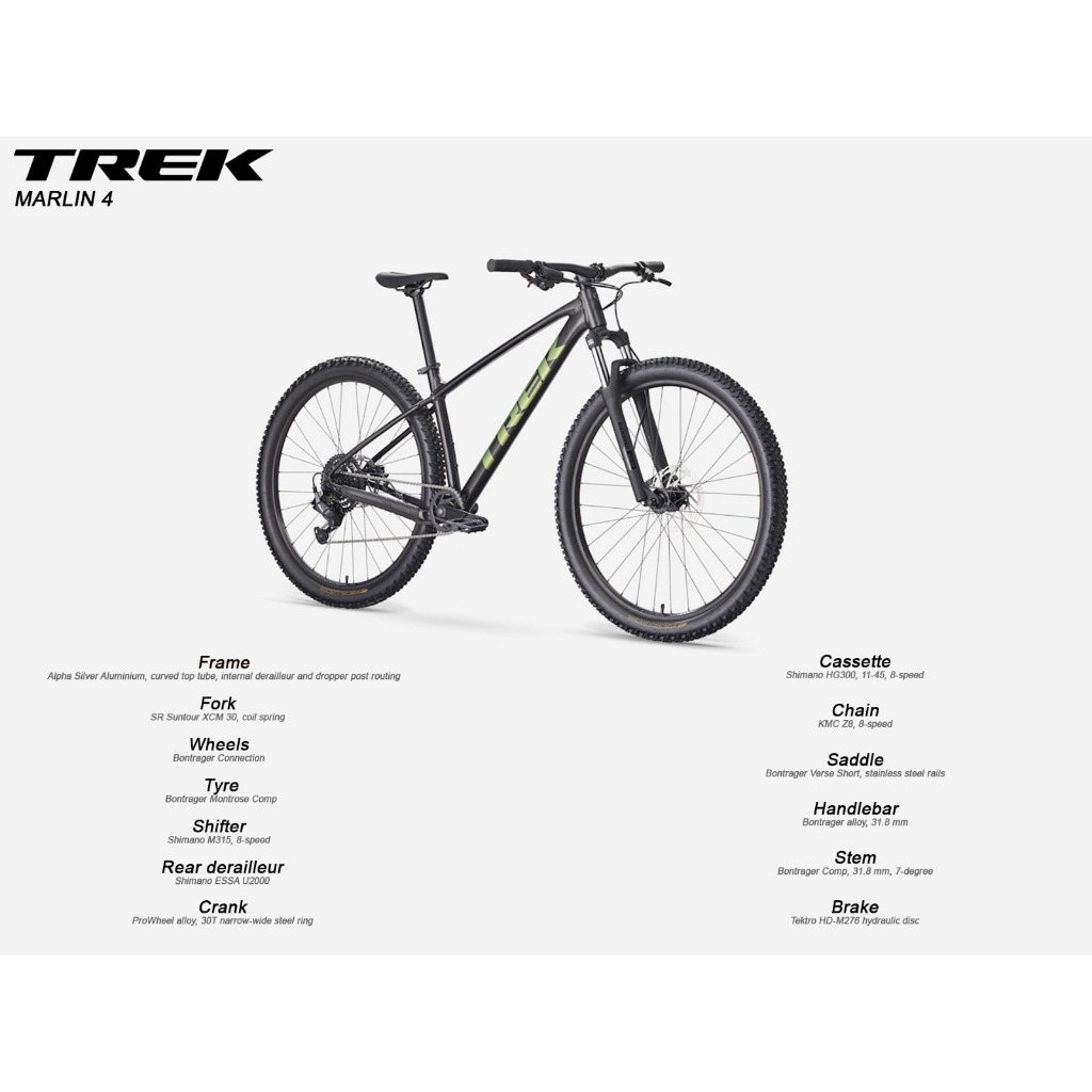 TREK Marlin 4 Gen 3 27.5Inch - Sepeda MTB Gunung