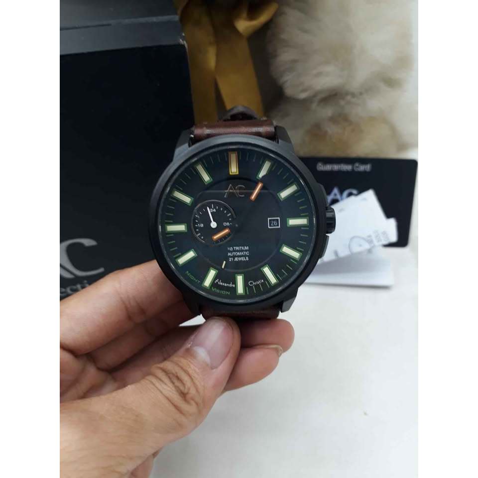 JAM TANGAN ALEXANDRE CHRISTIE AUTOMATIC 9202NMA BEKAS