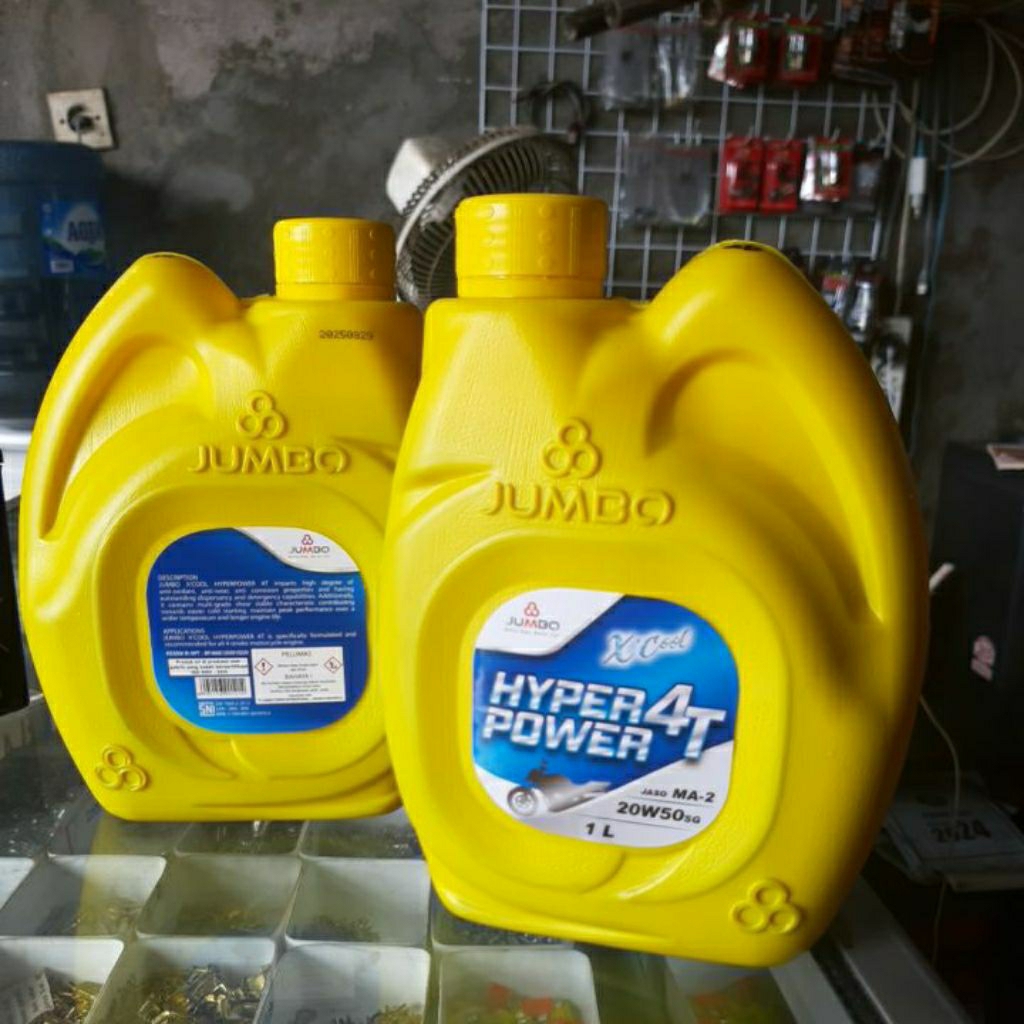 Oli Motor Jumbo Hyper Power 4T 20W-50 – Perlindungan Maksimal Mesin Motor Anda