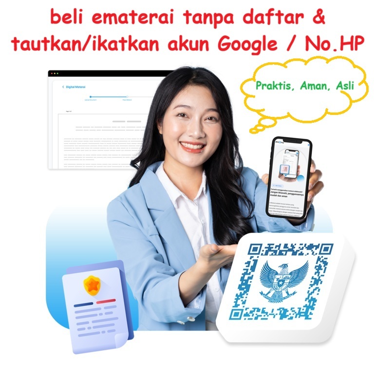 eMaterai eMeterai e materai e meterai 10000 resmi asli peruri kantor pos