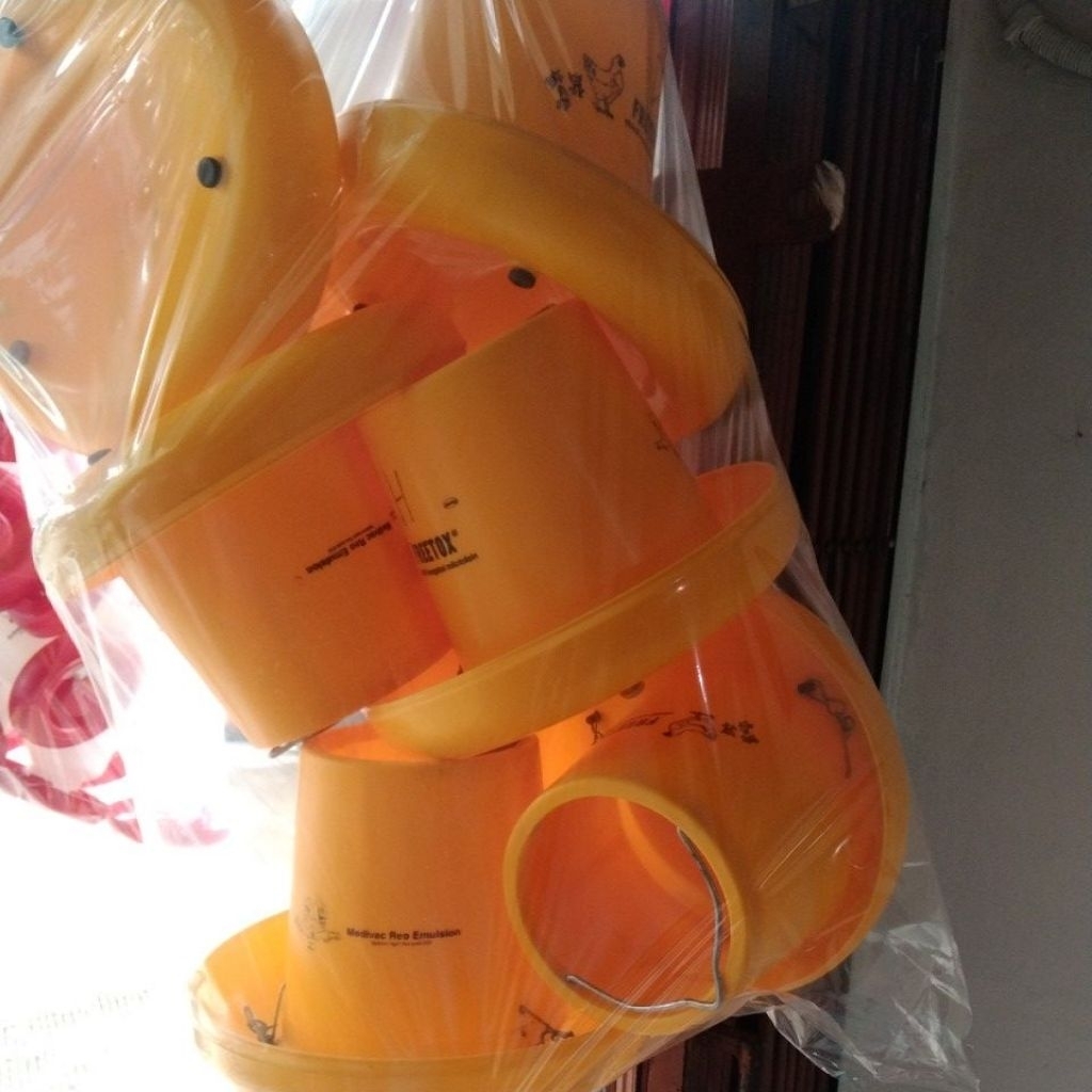 Tempat Pakan Ayam bulat kecil 3-5kg