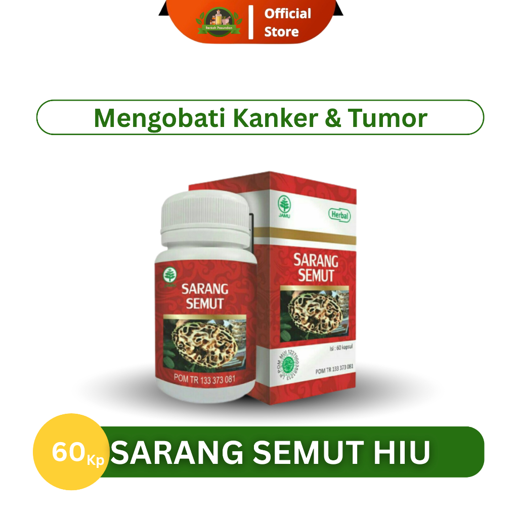 Kapsul Herbal Sarang Semut Hiu isi 60 Original Sarang Semut Super Harga pabrik