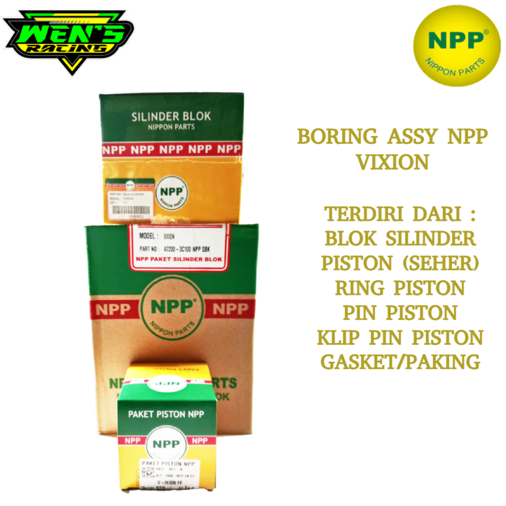 BORING ASSY VIXION NPP BLOK SEHER KOMPLIT VIXION NPP