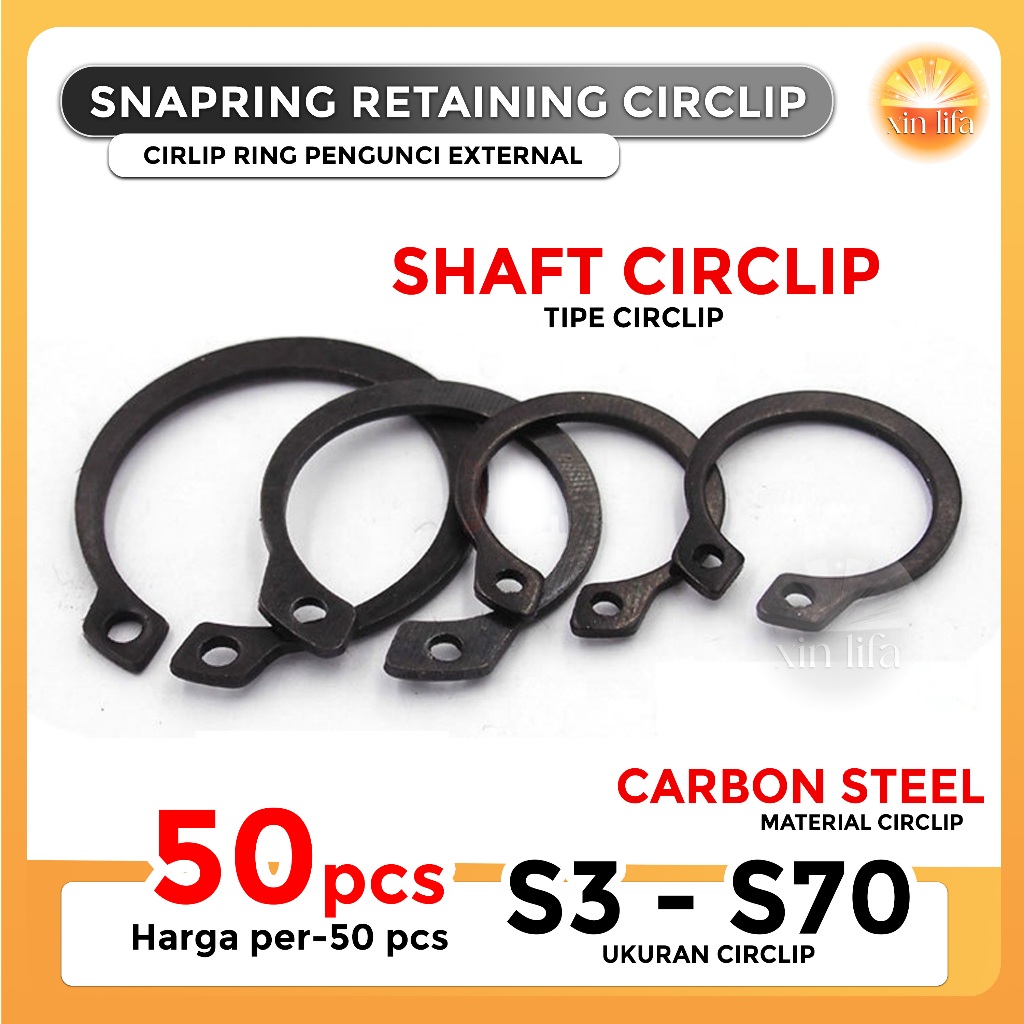 Snap Ring Tipe S S70 S19