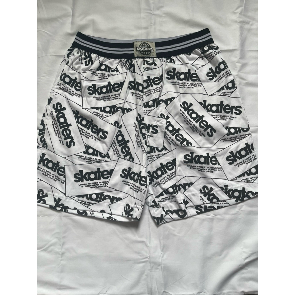 Boxer Skaters Printing Putih ZA038