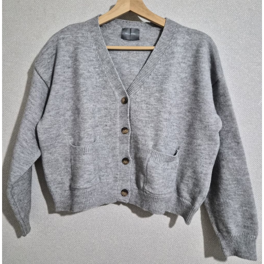 THIS IS APRIL SWEATER GREY
