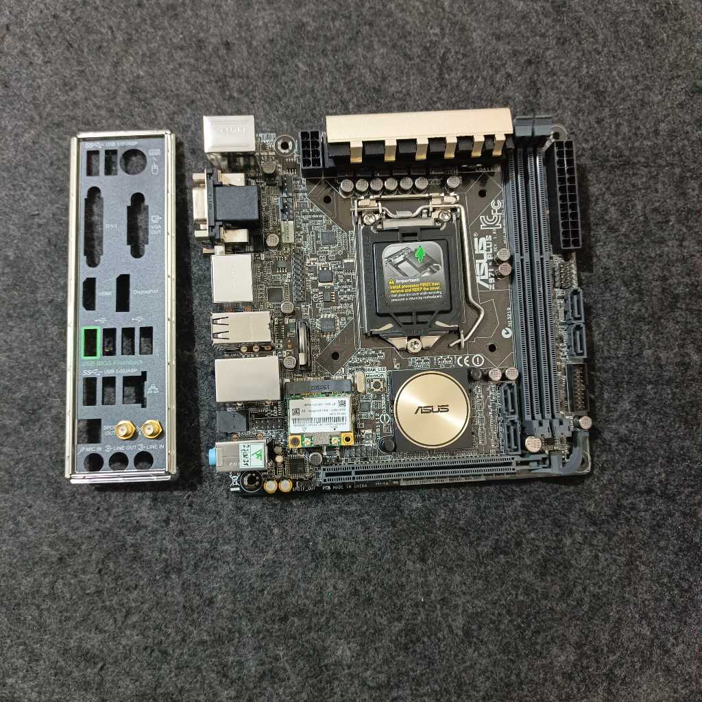 Motherboard Mini ITX LGA 1150 Intel Generasi 4 DDR3