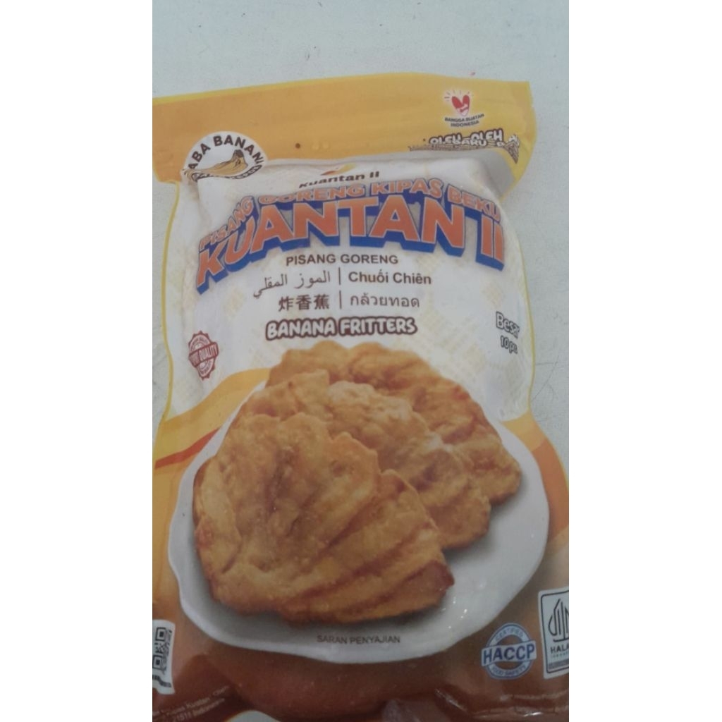 Pisang goreng kipas pekanbaru ukuran Besar 10 pcs