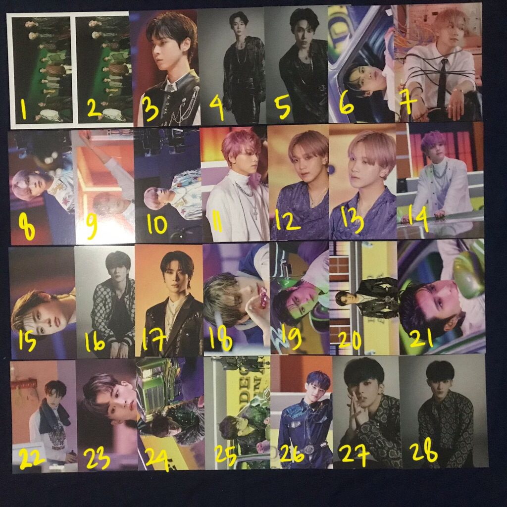 [READY STOCK] NCT 127 POSTCARD BOOK NCIT STICKER FAVORITE DOYOUNG JAEHYUN MARK HAECHAN GROUP POSTCA