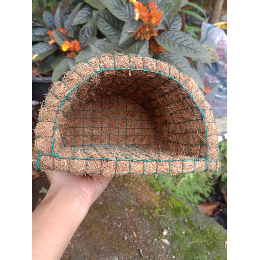Pot serabut kelapa/pot anggrek/POTUKURAN BESAR