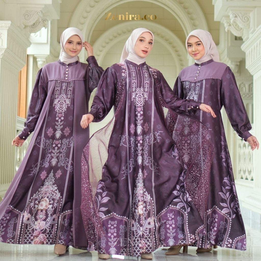 gamis anggun elegan dan nyaman,gaya kekinian