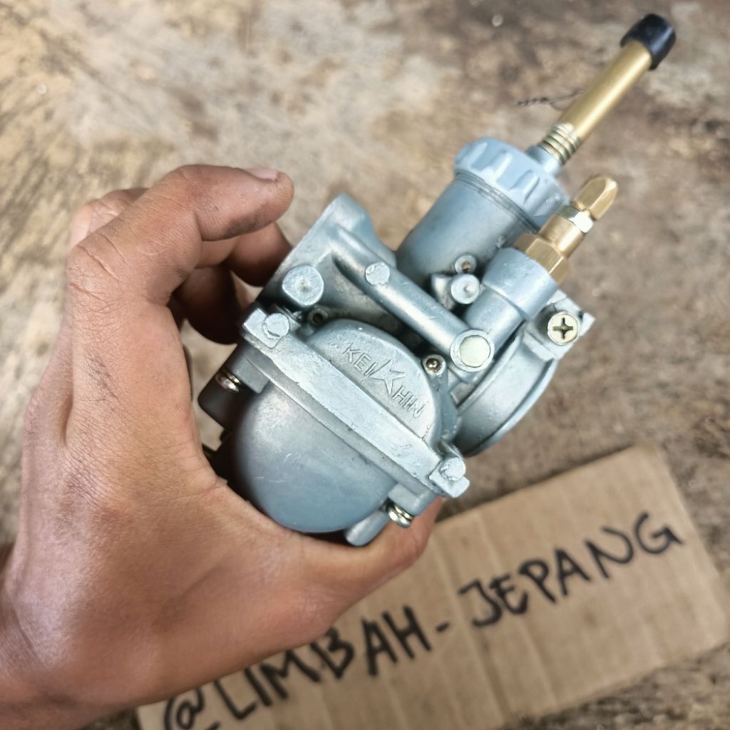 Karburator carburator (KW) Assy KAWASAKI BINTER GTO G7T KH 110 MERK KEIHIN NOS