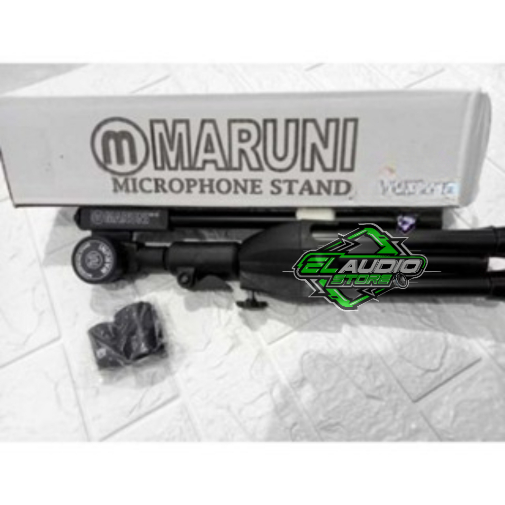 Jagrak Mic MARUNI PENDEK / Cagak / Stand Mic Bonus Catok