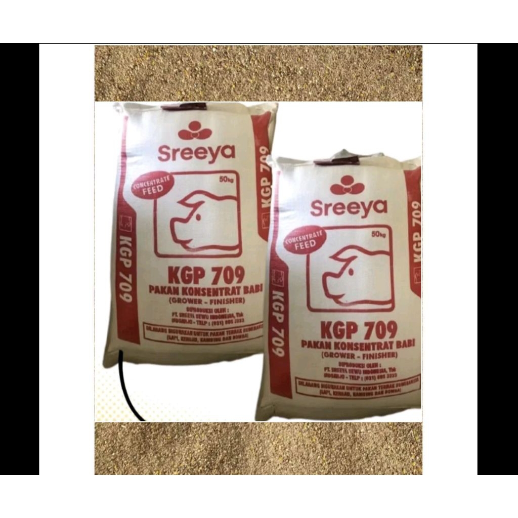Kgp 709 konsentrat babi growwer pakan ternak 15kg