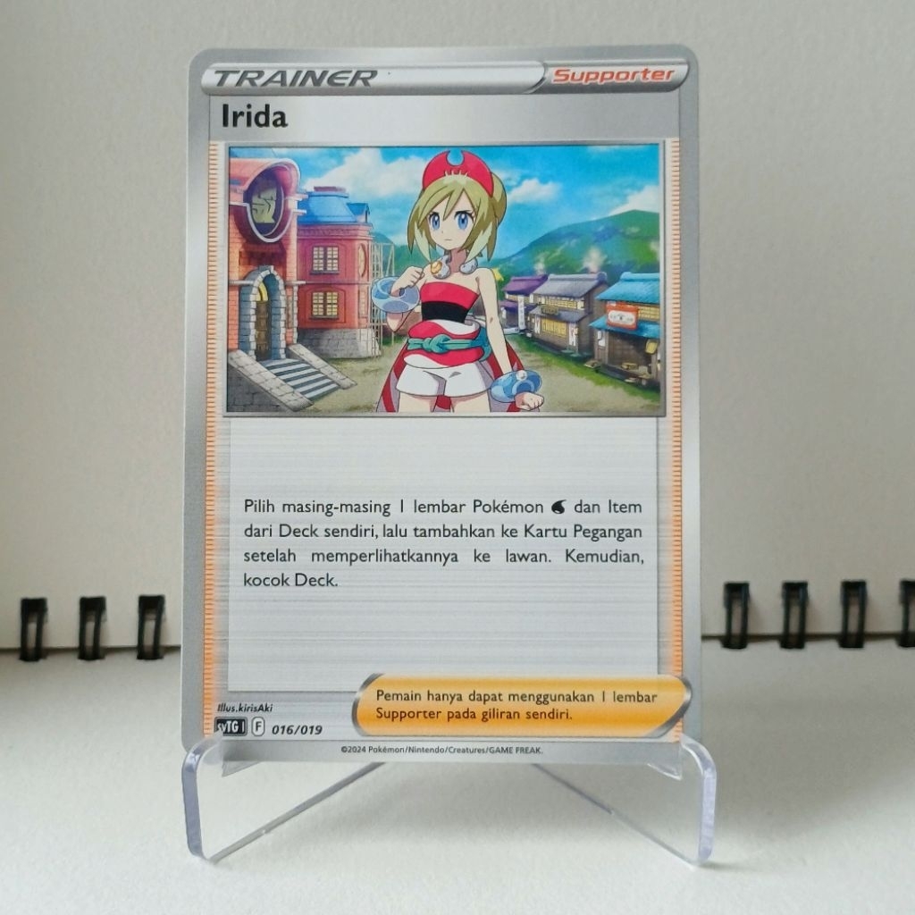 Irida - Supporter - Kartu Pokemon TCG Indonesia - Scarlet & Violet Deck Taktik SVTG | 016/019 | U OR