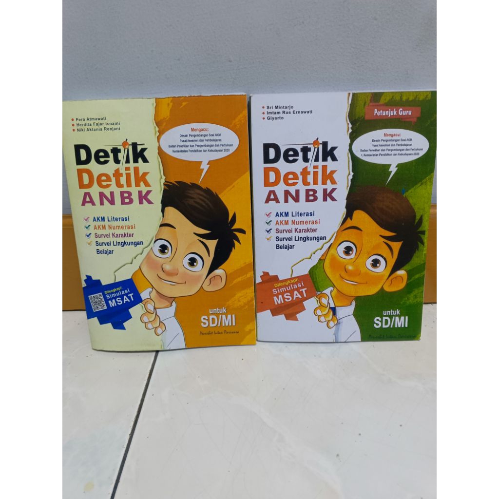Detik-Detik ANBK untuk SD/MI Petunjuk Guru dan Murid