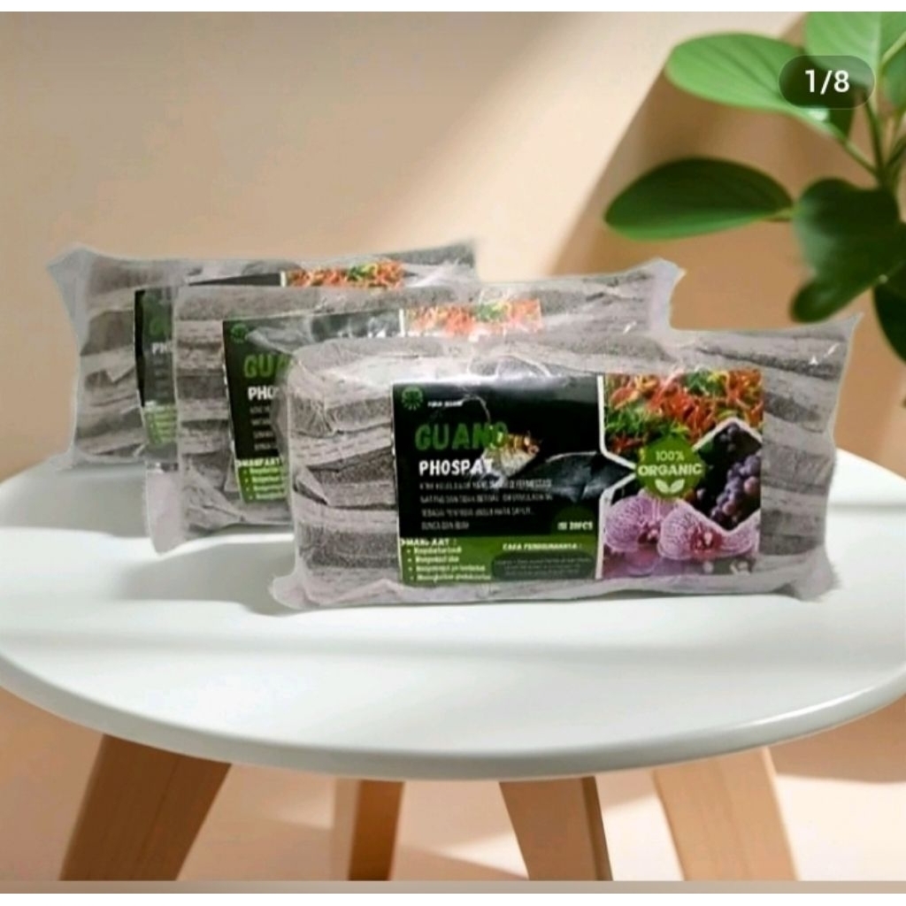 pupuk Guano bantal 1pack isi 20pcs Gratis 2pcs organik untuk tanaman pupuk Anggrek tanah meningkatka