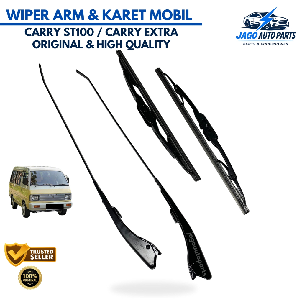 Wiper Arm dan Karet Mobil Carry ST100 / Carry Extra ORIGINAL High Quality