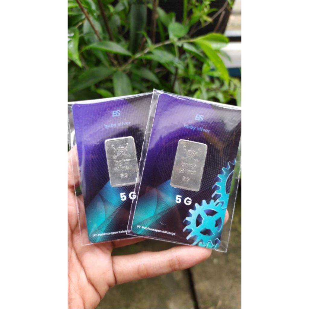 logam mulia silver perak 5g press