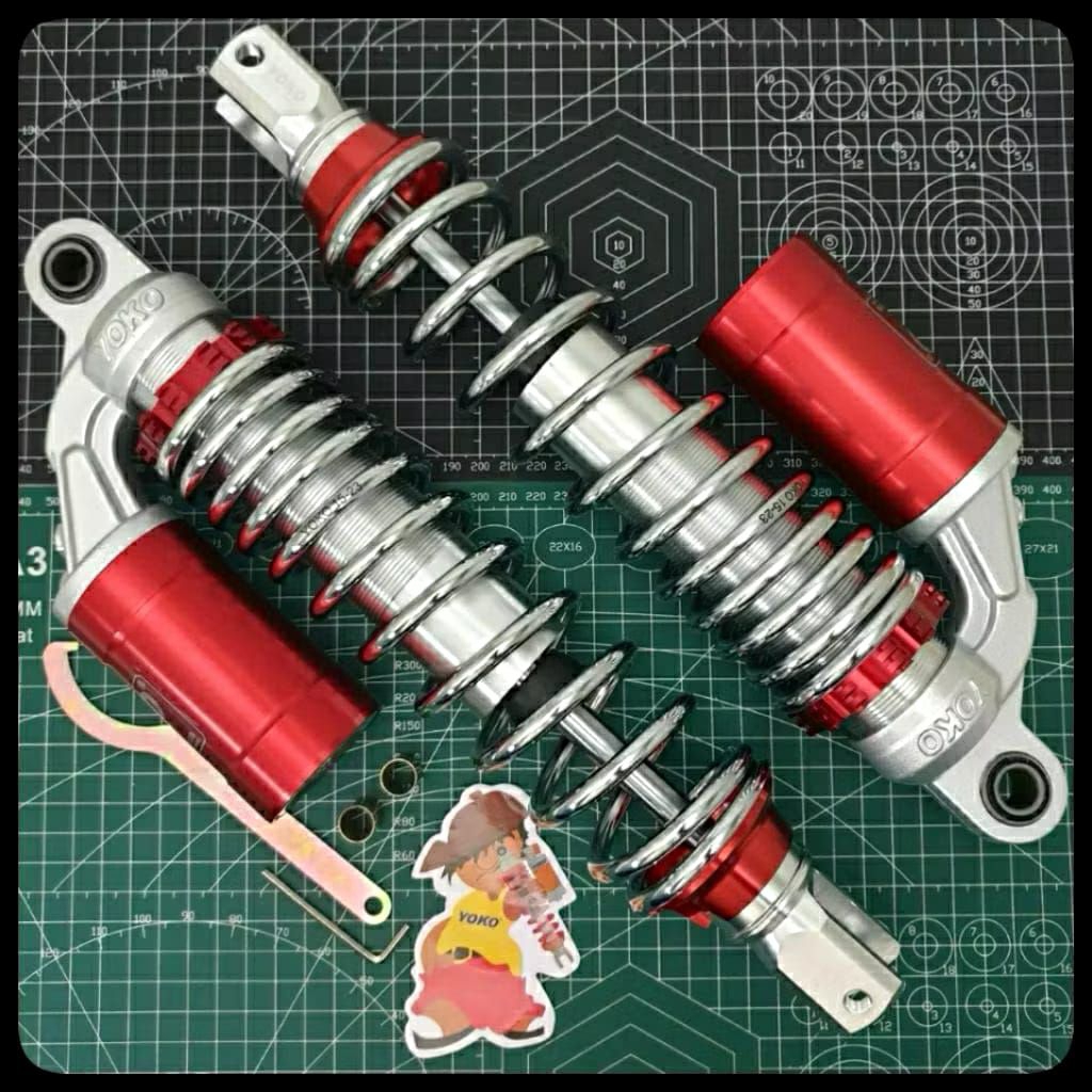 (NEW GEN2) Shockbreaker YOKO Samurai JLT-197 New Gen2 Aerox,Nmax New,Nmax Old,Nmax Neo,Turbo,PCx150,