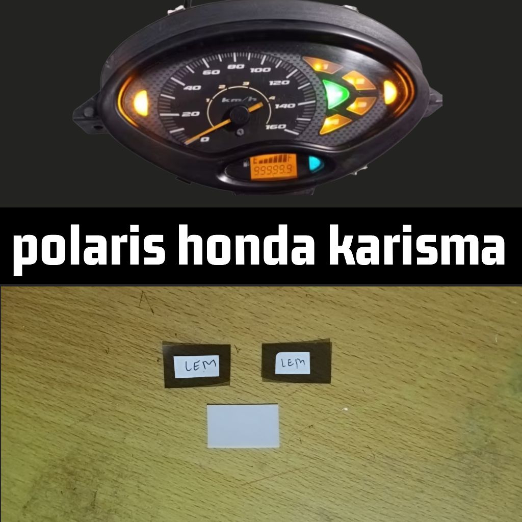 polaris polarizer polariser LCD sunburn  spidometer speedometer honda KARISMA
