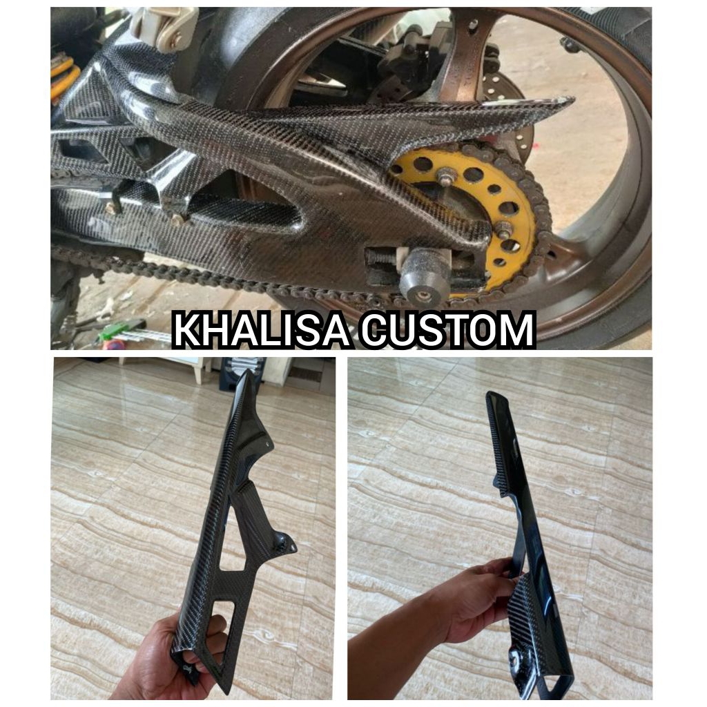 Tutup Rantai SUZUKI GSX 600 Gsx 750 Carbon Kevlar