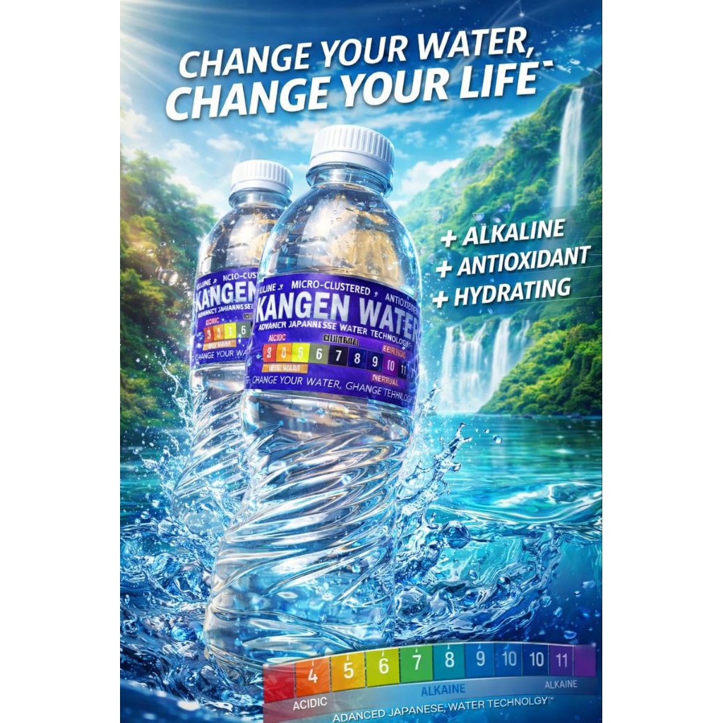 Kangen Water 330ml pH 9.5 | 1 karton isi 24 botol