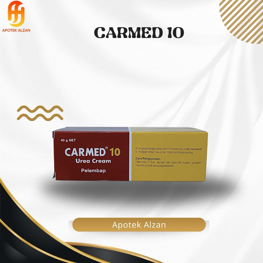Carmed Salep Urea 10% dan 20% - 40g Tube