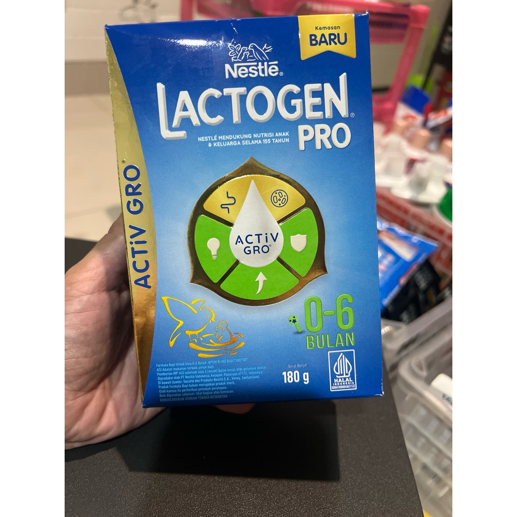 Lactogen Pro 180g Susu Formula Bayi 0-6 Bulan exp april 2026