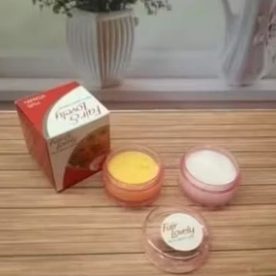 ecer cream fair lovely susun/cream siang dan malam