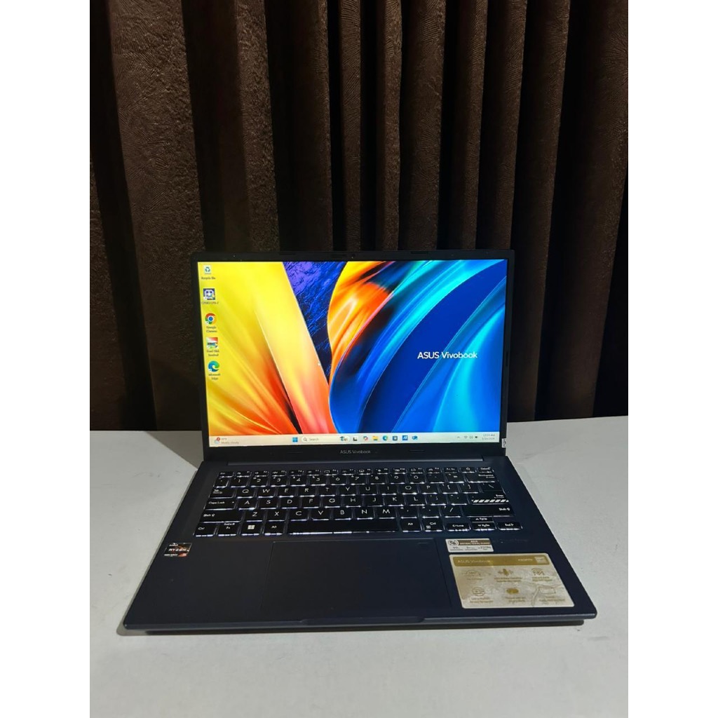Laptop Slim Asus Vivobook M13403QA Amd Ryzen 5 5600H Ram 8GB/512GB 14" FHD IPS Mulus Murah
