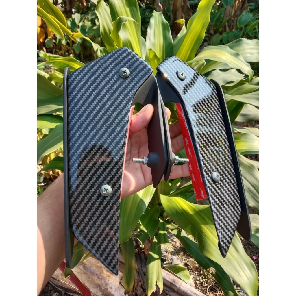 winglet samping r15v3 model' downforce.carbon wtp