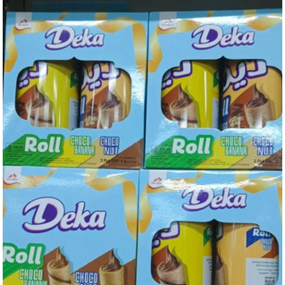 Deka Wafer Roll Dua Kelinci 1 Paket Isi 2 Kaleng Choco Nut Choco Banana