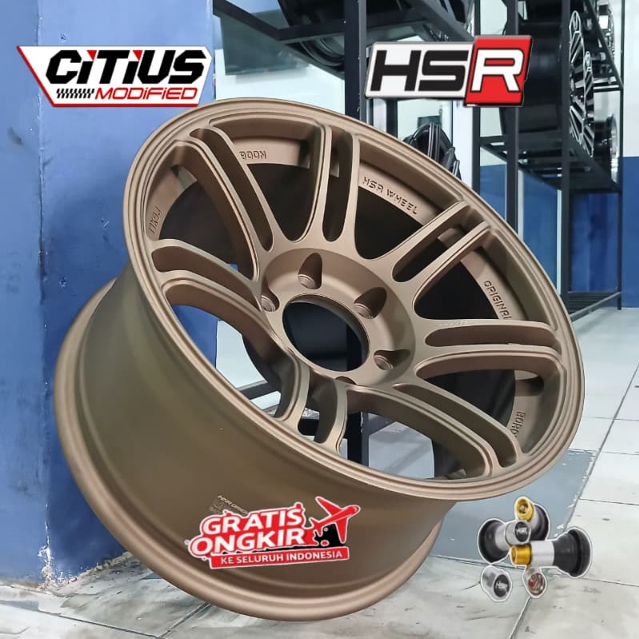 velg racing hsr boon  r17 buat mobil fortuner pajero hilux lebar 9