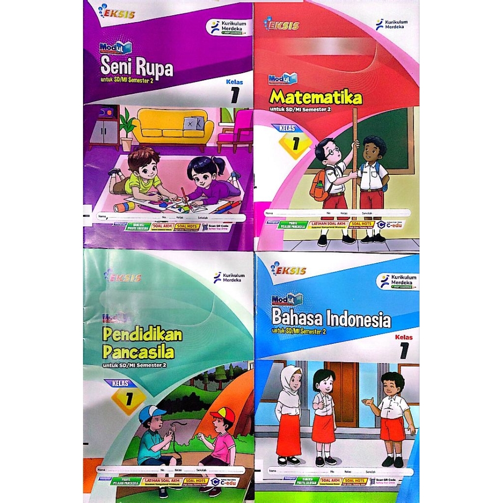 LKS SD/MI KELAS 1 EKSIS SEMESTER II  2 GENAP  Kurikulum Merdeka