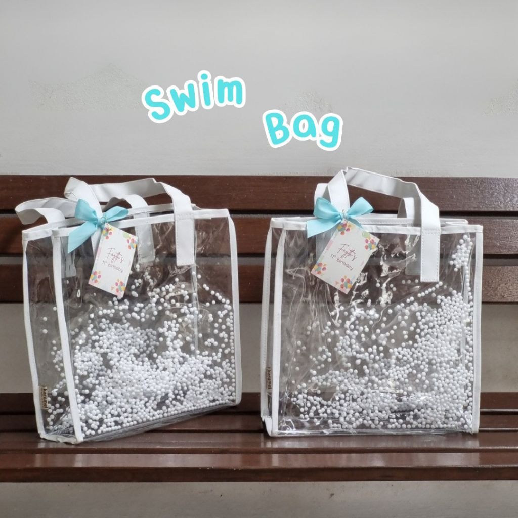 KARAMEL CRAFT Swim Bag Custom Souvenir Hampers Goodie Bag Baby Kids Tas PVC Mika