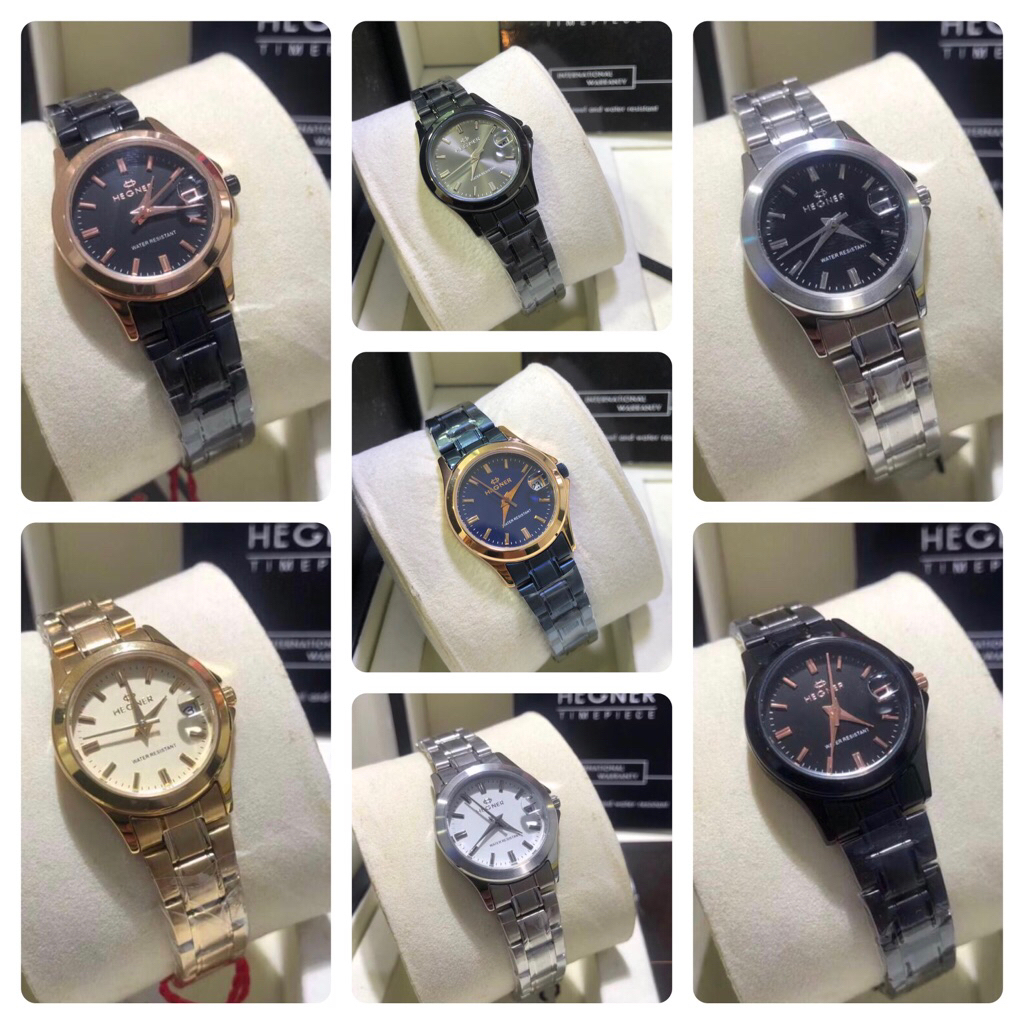 JAM TANGAN WANITA HEGNER 223L-1 / HW 223L-1 / HEGNER 223 RANTAI [ORIGINAL]