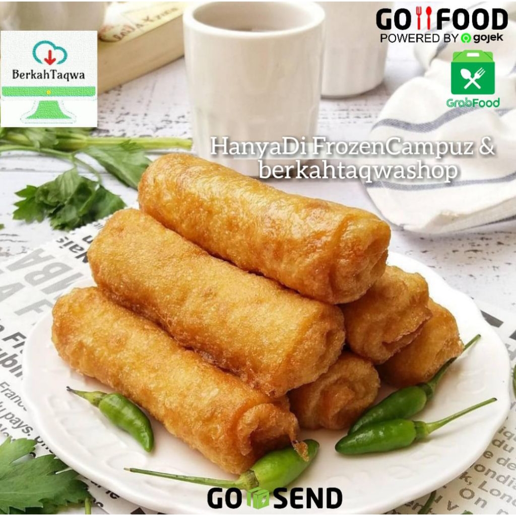 Lumpia Ayam Isi 10 Lumpia Ayam Frozen Lunpia Ayam Lumpia Isi Ayam Spring Roll Lumpia Frozen Food