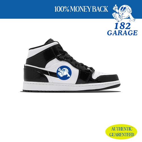 Sepatu NK Air Jordan 1 Retro Mid All Star Carbon Black White