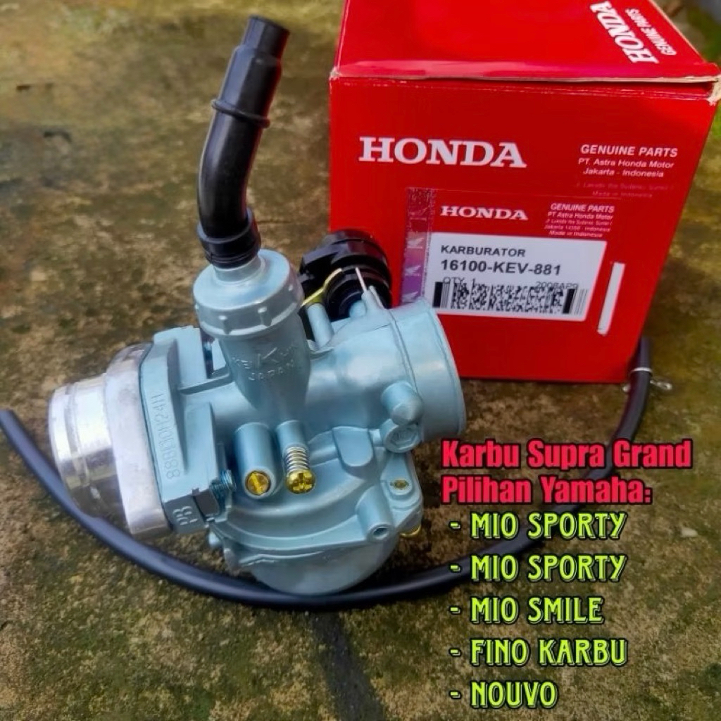 PAKET KARBURATOR SUPRA X / REVO ABS BLADE / KARISMA SUPRA X125 PLUS + Adaftor Mio Soul , Mio Sporty,