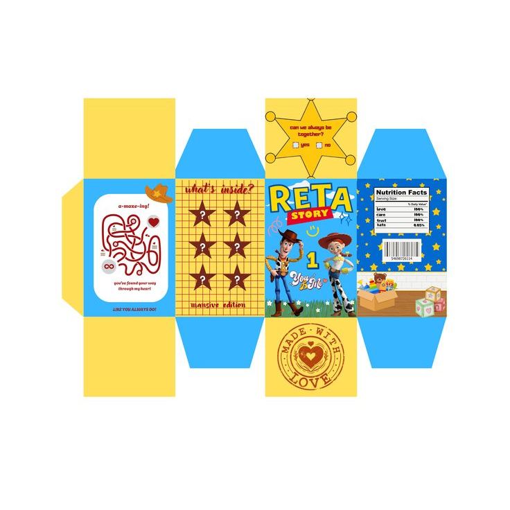 12 pcs blind box toy story /toy story custom