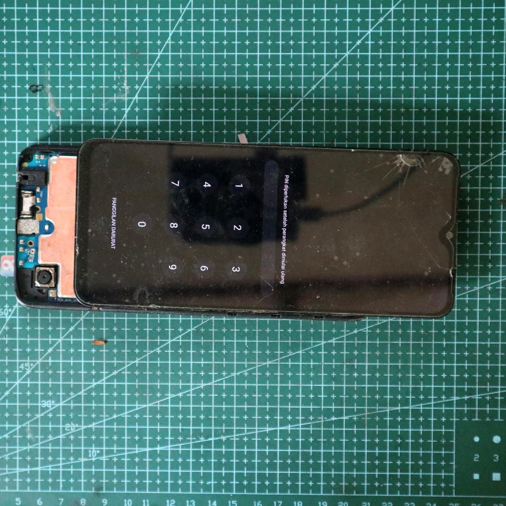 LCD Bekas Rusak Infinix Hot 10s / SMART 6 Plus / Tecno Spark 7P / Itel Vision 3 Plus Sudah Test Lamp