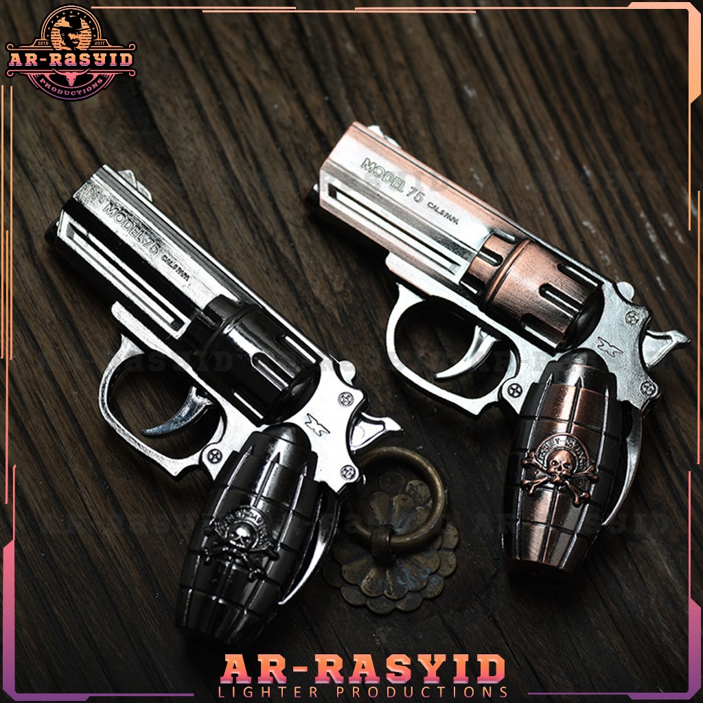 Korek Api Bara Gas Pistol Senter Model Granat F35